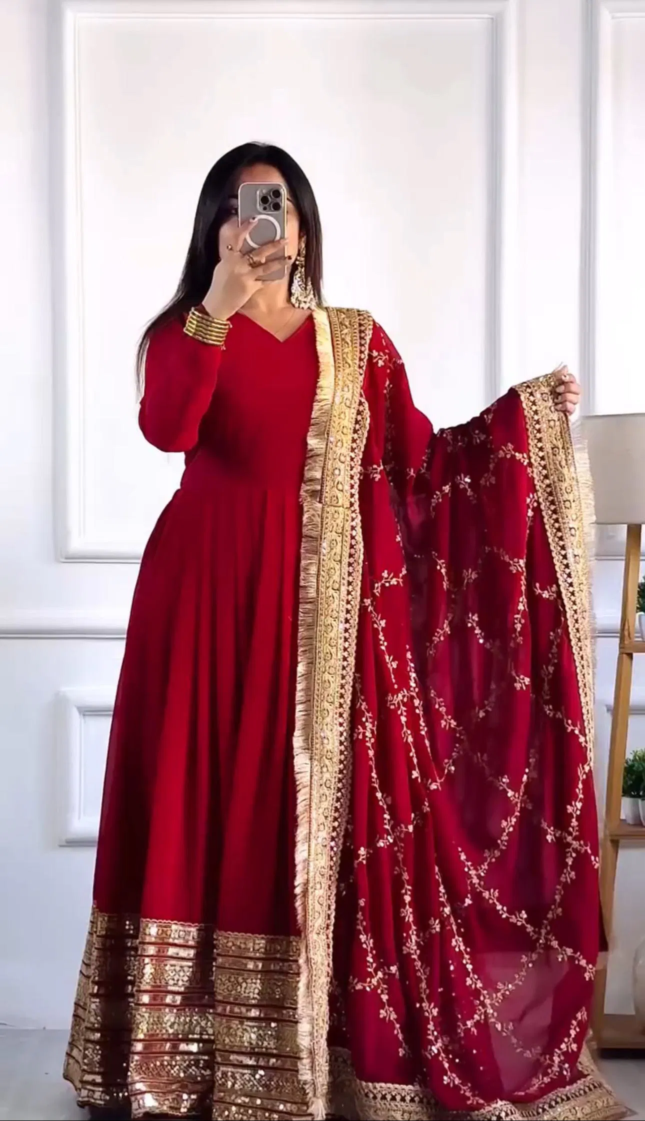 Dvd 5063 Faux Georgette With Embrodery Work Top Bottom With Dupatta Wholesalers Suppliers In Mumbai